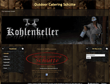Tablet Screenshot of kohlenkeller-herten.de